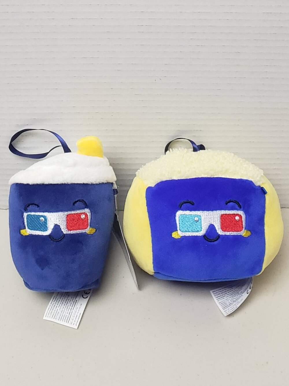 Cineplex Plush Soda & Popcorn Ornaments
